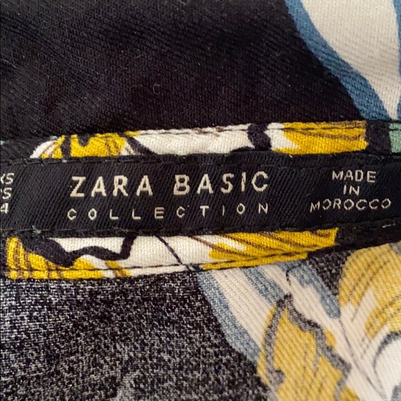 ZARA Flower Print Button Front Dress - Picture 7 of 7